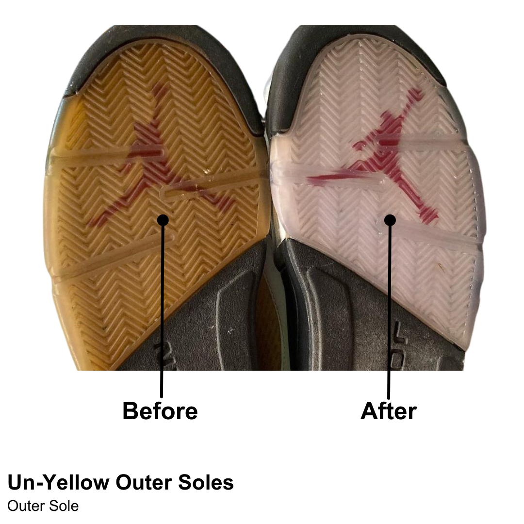 How to clean shoe soles return to store clearance